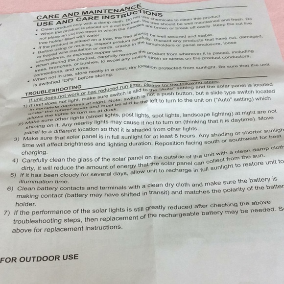 FINAL SALE PRICE DecoBrite Solar LED Faceted Blue Light String - Picture 8 of 8